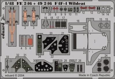 Eduard Accessories FE246 Modellbauzubehör F4F-4 Wildcat, verschieden von Eduard Accessories