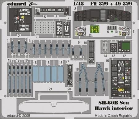 Eduard Accessories FE329 Modellbauzubehör SH-60B Sea Hawk Interior von Eduard Accessories