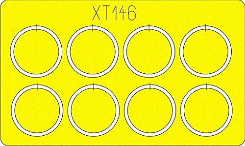 Eduard Accessories XT146 Modellbauzubehör Bofors 40mm AA Gun Wheels, Mehrfarbig von Eduard Accessories