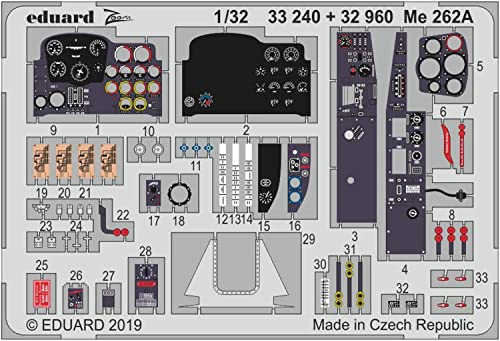 Eduard Photoetch Zoom 1:32 - Me 262A von Eduard
