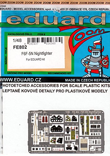 (EDPFE802) - Eduard Photoetch 1:48 Zoom F6F-5N Hellcat (Eduard) von Eduard