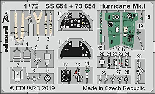 (EDPSS654) - Eduard Photoetch Zoom 1:72 - Hurricane Mk.I (arma Hobby) von Eduard