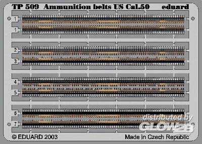 Ammunition belts US Cal.50, Coloriert. von Eduard