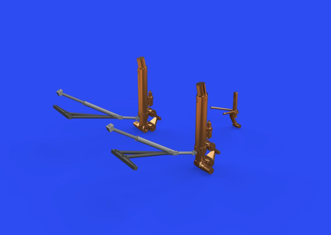 B-17F - Undercarriage legs - Bronze [Eduard] von Eduard
