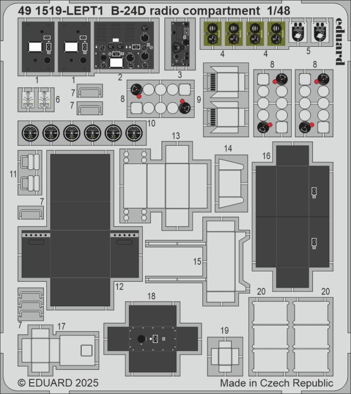 B-24D Liberator - Radio compartment [HobbyBoss] von Eduard