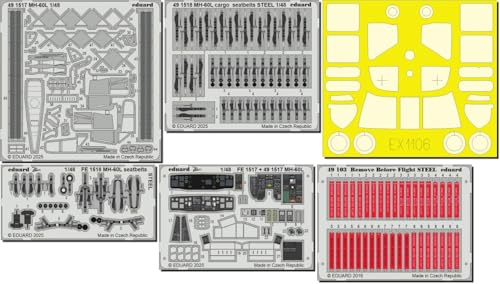 EDUBIG49451 EDUBIG49451 1/48 Big Ed MH-60L Teile-Set (für ICM) Kunststoffmodell von Eduard
