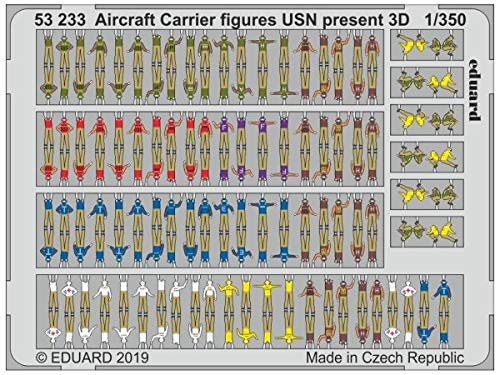 Eduard Accessories 53233 1:350 - Aircraft Carrier figures USN present 3D - Neu von Eduard