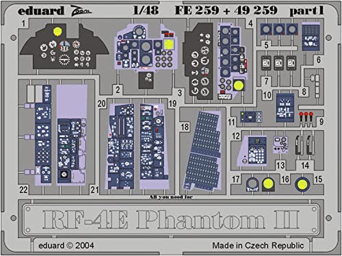 Eduard Accessories FE259 Modellbauzubehör RF-4E Phantom II von Eduard