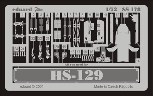 Eduard Accessories SS178 Modellbauzubehör Henschel Hs-129 von Eduard