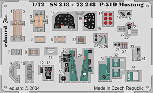 Eduard Accessories SS248 Modellbauzubehör P-51D Mustang, Mehrfarbig Eduard Accessories SS248 Modellbauzubehör P-51D Mustang, Mehrfarbig von Eduard