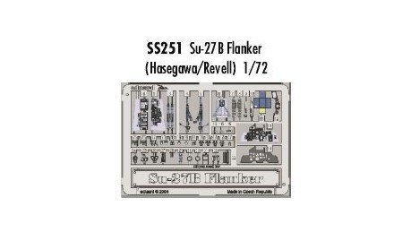 Eduard Accessories SS251 Modellbauzubehör Su-27B Flanker Eduard Accessories SS251 Modellbauzubehör Su-27B Flanker von Eduard