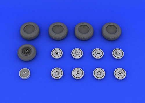 Eduard EDB632016 Brassin 1:32-He 219 Wheels (Revell) Messing-Set, Vielfältig von Eduard