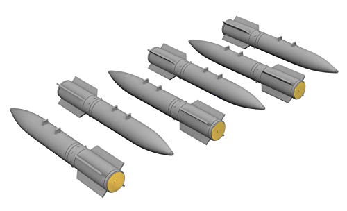 Eduard EDB648496 Modellbausatz Bombs 1:48-PB-250 Messing, div. von Eduard