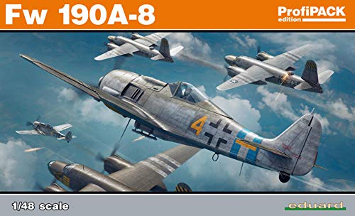 Eduard EDK82147 Kit 1:48 Profipack-Fw 190A-8, div. von Eduard