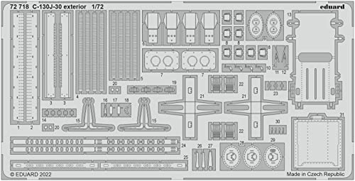 Eduard Photetch 1:72 - C-130J-30 außen (Zvezda) von Eduard