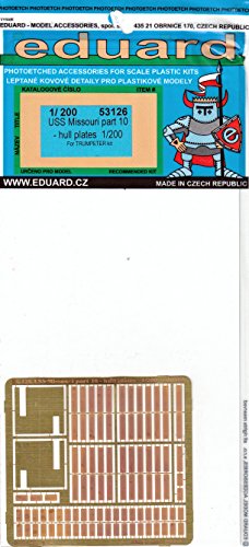 Eduard Photoetch 1:200 - USS Missouri Part 10 - Hull Plates (TRU03705) von Eduard