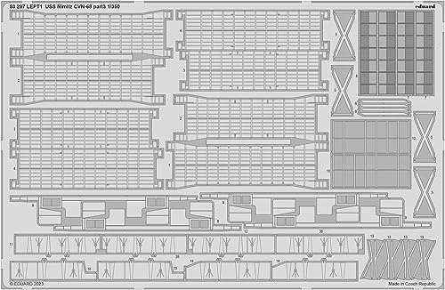 Eduard Sprue Brothers 1:350 PE - USS Nimitz CVN-68 Detailset Teil 3 (TRP Kit), EDU53297 von Eduard