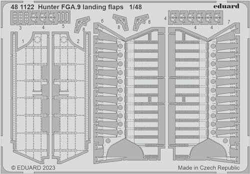 Eduard Sprue Brothers 1:48 PE - Hunter FGA.9 Landeklappen (AFX Kit), EDU481122 von Eduard