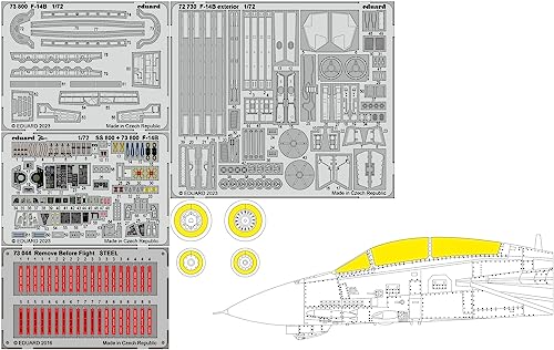 Eduard Sprue Brothers 1:72 Big ED F-14B Tomcat Detail-Set (ACA Kit), EDUBIG72175 von Eduard