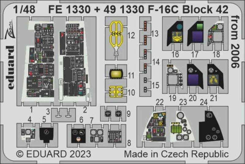 F-16C Block 42 (ab 2006) [Kinetic] von Eduard