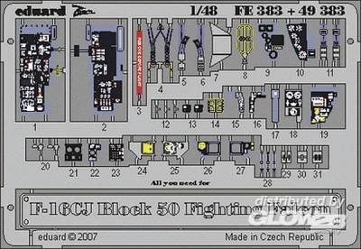 F-16CJ Block 50 Fighting Falcon, [Tamiya] von Eduard