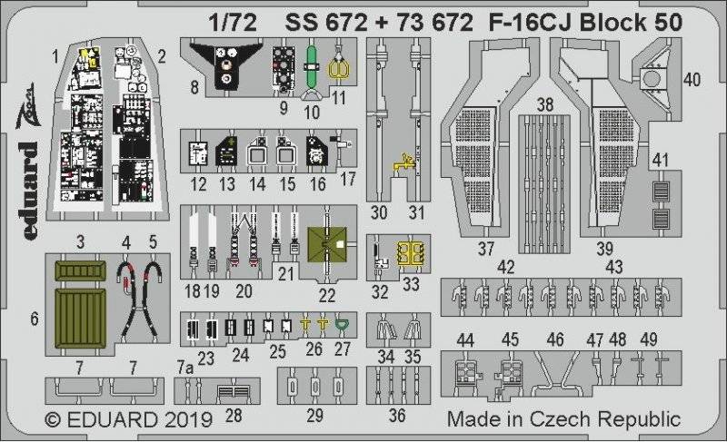 F-16CJ Block 50 [Tamiya] von Eduard