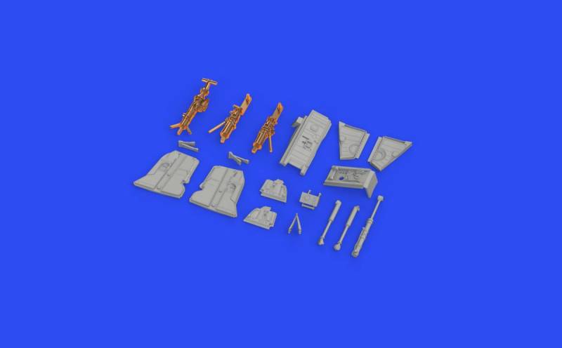 F-4B Phanton - Undercarriage legs BRONZE [Tamiya] von Eduard