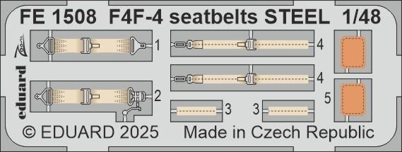 F4F-4 - Seatbelts - Steel [Academy] von Eduard