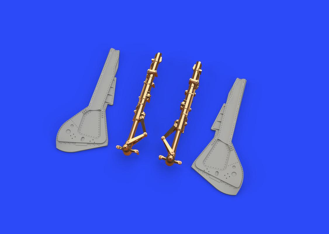 Focke Wulf Fw 190 A-7 - Undercarriage legs - Bronze [Eduard] von Eduard