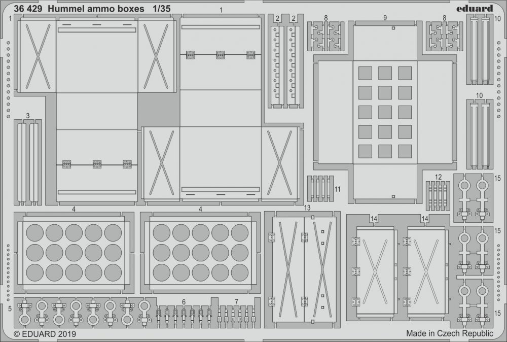 Hummel - Ammo boxes [Tamiya] von Eduard