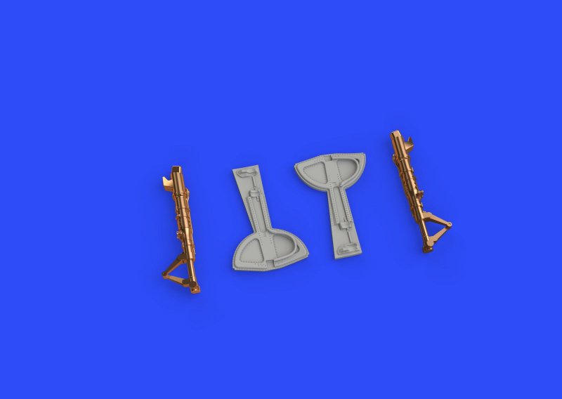 Messerschmitt Bf 109 F - Undecarriage legs BRONZE [Eduard] von Eduard