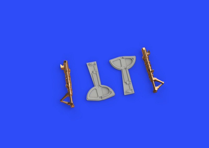 Messerschmitt Bf 109 G - Undercarriage legs BRONZE [Eduard] von Eduard