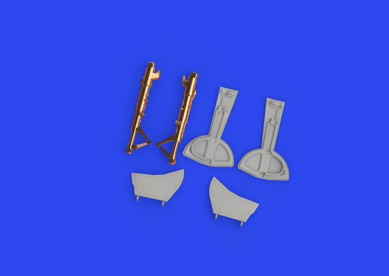 Messerschmitt Bf 109 K-4 - Undercarriage legs BRONZE [Eduard] von Eduard