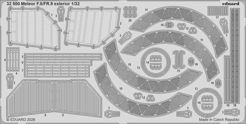 Meteor F.8/FR.9 - Exterior [Revell] von Eduard