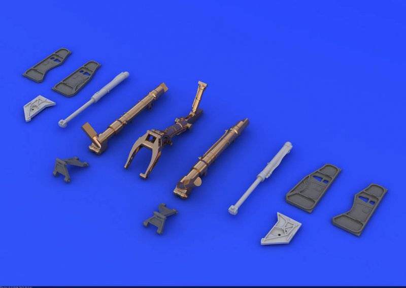 MiG-21 - Undercarriage legs Bronze [Eduard] von Eduard