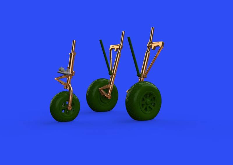 P-38J - Undercarriage legs BRONZE von Eduard