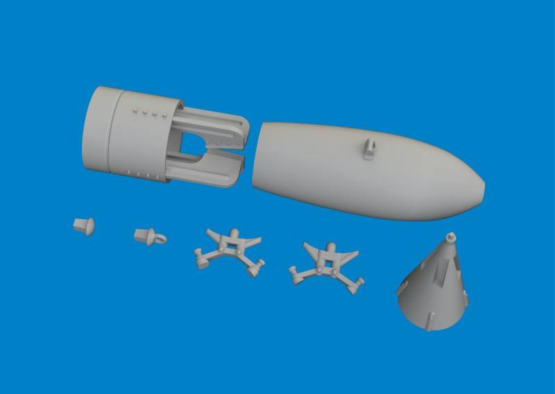 P-40 500lb GP - British bomb - Print [Eduard] von Eduard