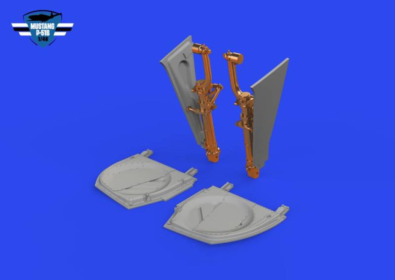 P-51B/C - Undercarriage legs - Bronze [Eduard] von Eduard