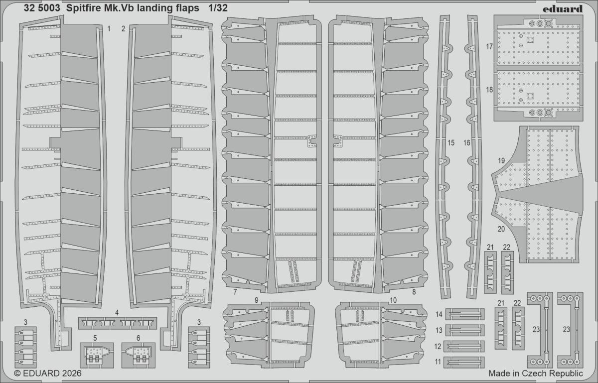 Spitfire Mk.Vb - Landing flaps [Kotare] von Eduard