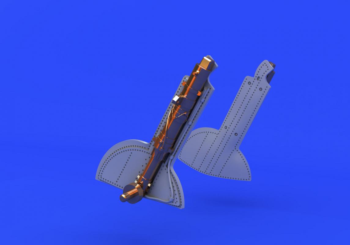 Spitfire Mk.Vc - Undercarriage legs BRONZE [Eduard] von Eduard