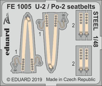 U-2 / Po-2 - Seatbelts STEEL [ICM] von Eduard