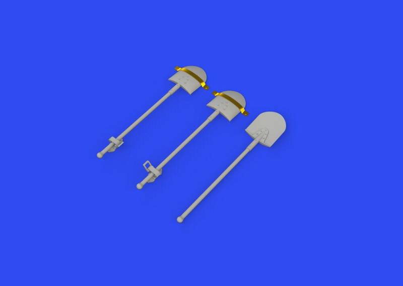 WWII German shovels - Print von Eduard
