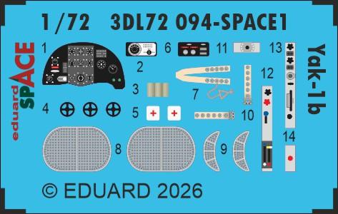 Yak-1b - Space [Arma Hobby] von Eduard