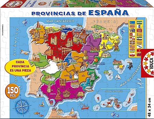 Educa 14870 Provincias España, One Size von Educa