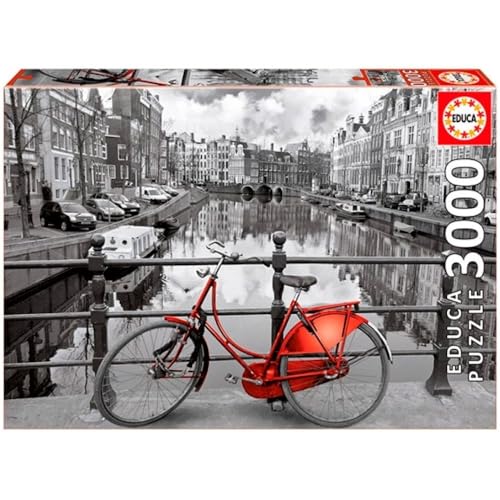 Educa Borras 16018 Amsterdam Puzzle, 3000 Teile, bunt, Talla única von Educa