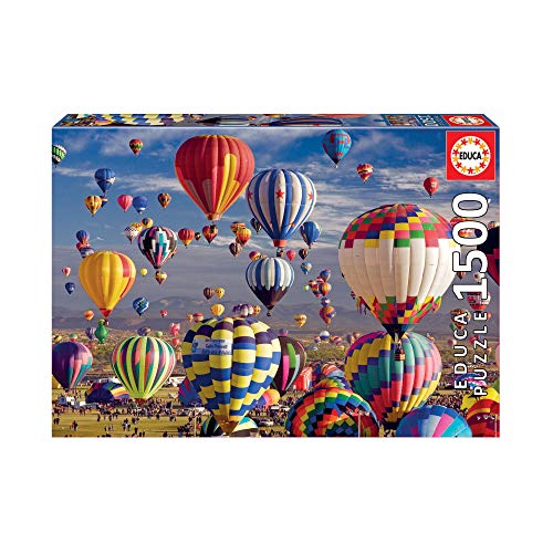 Educa - Puzzle 1500 Teile für Erwachsene | Heißluftballons, 1500 Teile Puzzle für Erwachsene und Kinder ab 14 Jahren, Fotografie (17977) von Educa
