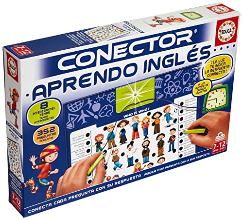 Educa - Alpendo Englisches Spiel Connector für Kinder, Mehrfarbig (17206) von Educa