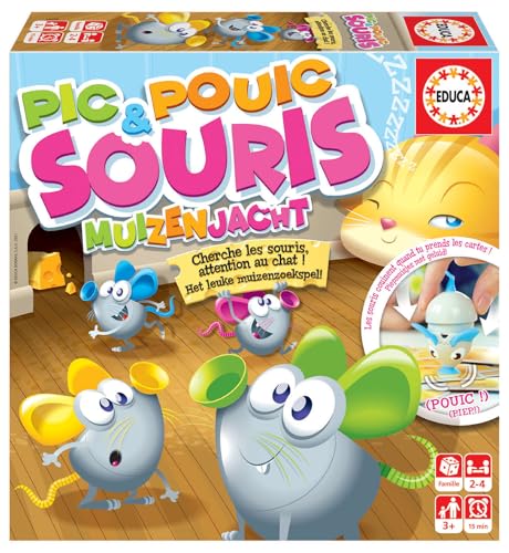 Educa Borras- Kartenspiel Pic et Pouic Maus, A2102408 Educa Borras- Kartenspiel Pic et Pouic Maus, A2102408 von Educa