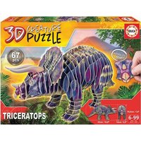 EDUCA - 3D Triceratops 67 Teile Puzzle EDUCA - 3D Triceratops 67 Teile Puzzle von Educa