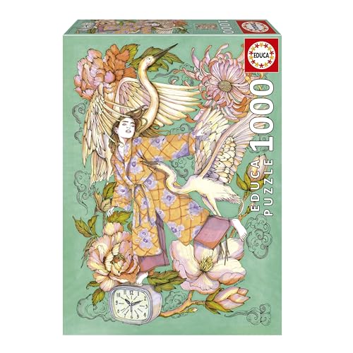Educa - 1000-teiliges Puzzle für Erwachsene | Ana Jarén Erwachen. Inklusive Fix Puzzle-Kleber. Maße: 48 x 68 cm. Ab 14 Jahren (20249) von Educa